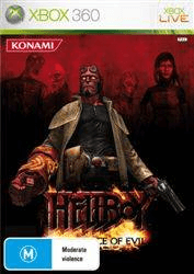 Hellboy Science of Evil box art for Xbox 360